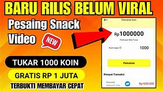 Apk Penghasil Uang Mirip Snack Video 2022 Terbaru Portugal Youtube